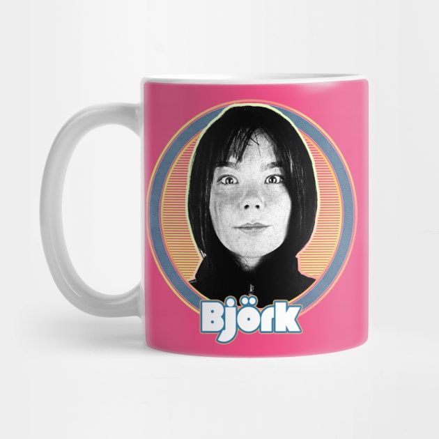 /// Björk /// Retro Style Fan Art Design by DankFutura